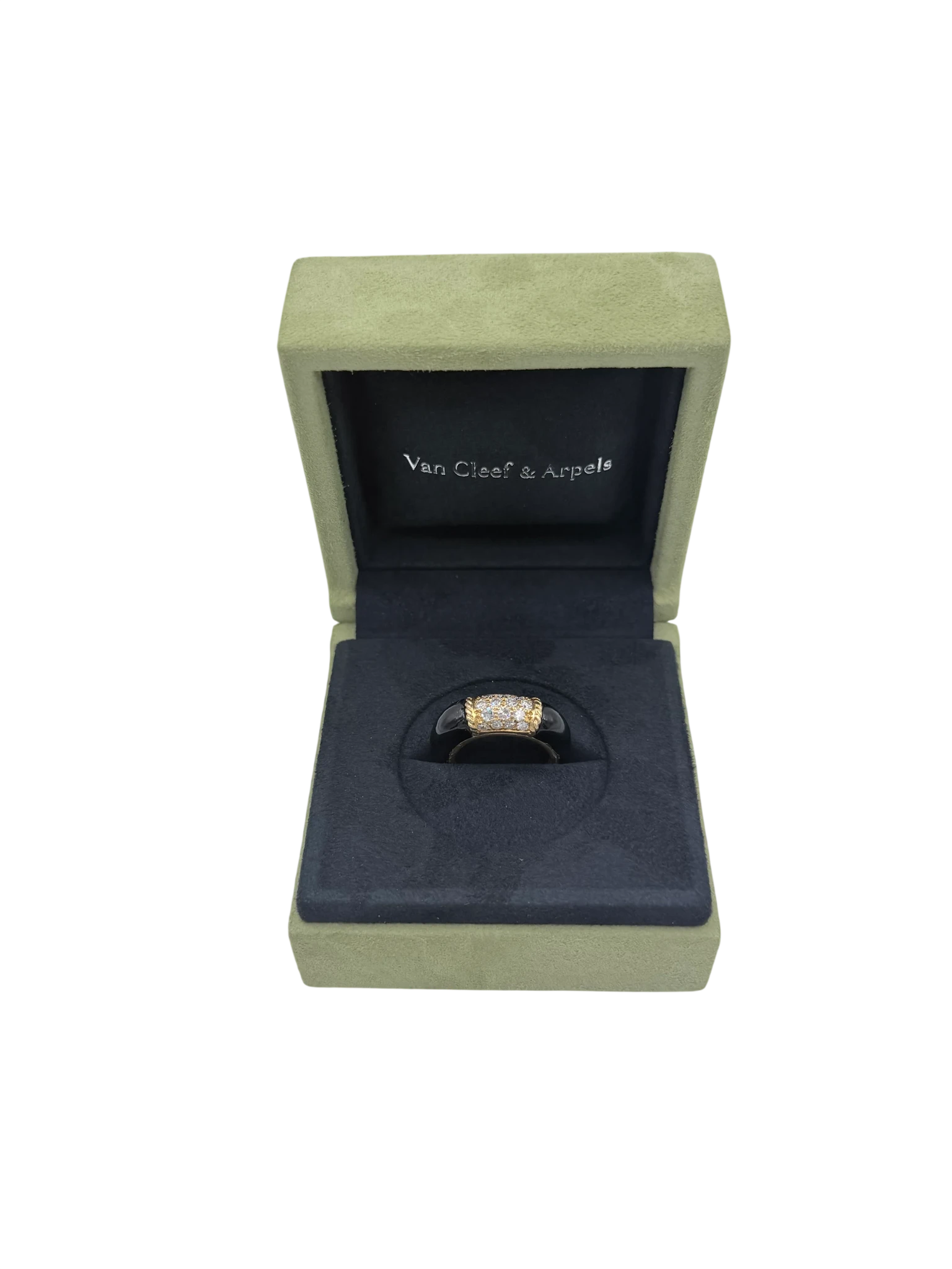 Van Cleef & Arpels Bague Phillipine or et Onyx