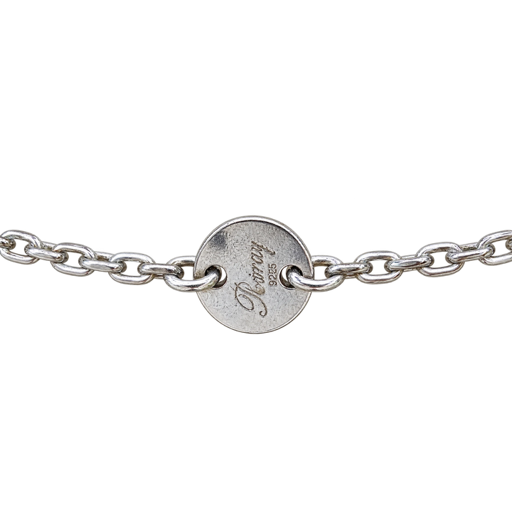 Poiray Collier Coeur entrelacé argent