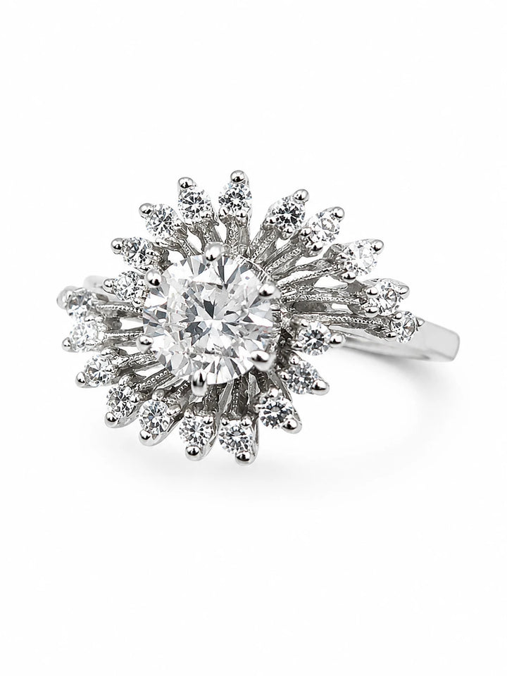 Bague Or blanc et Diamants