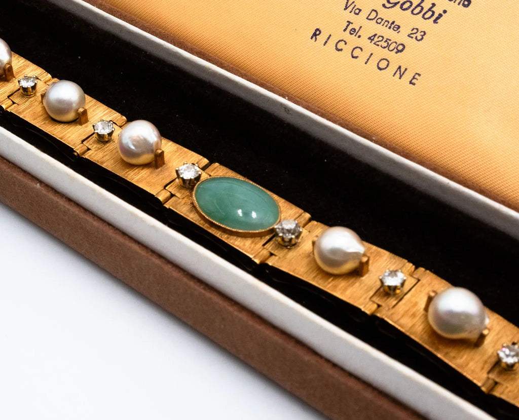 D. Gobbo Bracelet or et Perle