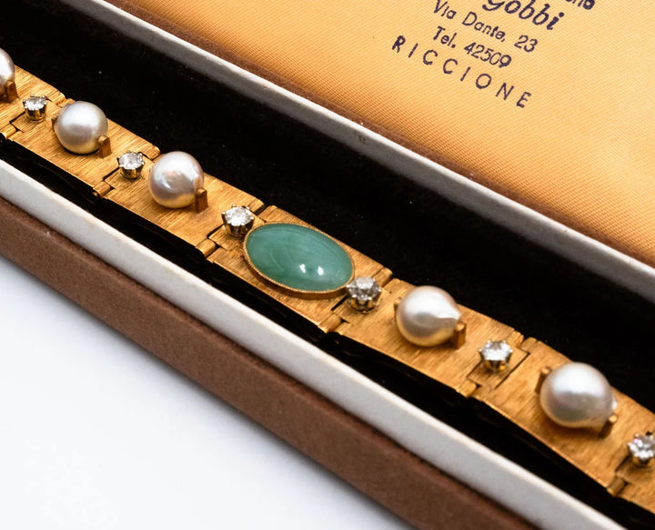 D. Gobbo Bracelet or et Perle