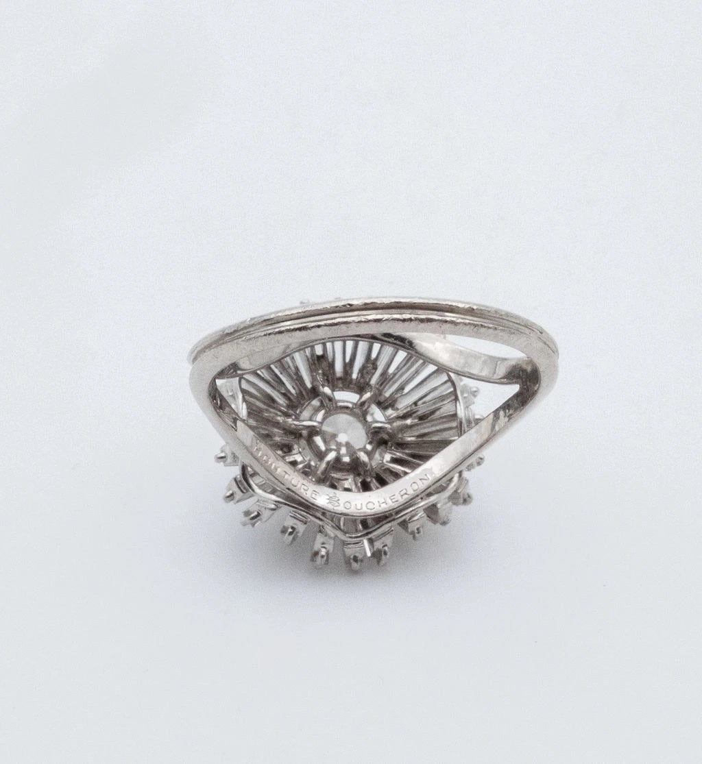 Boucheron Bague Platine et Diamant