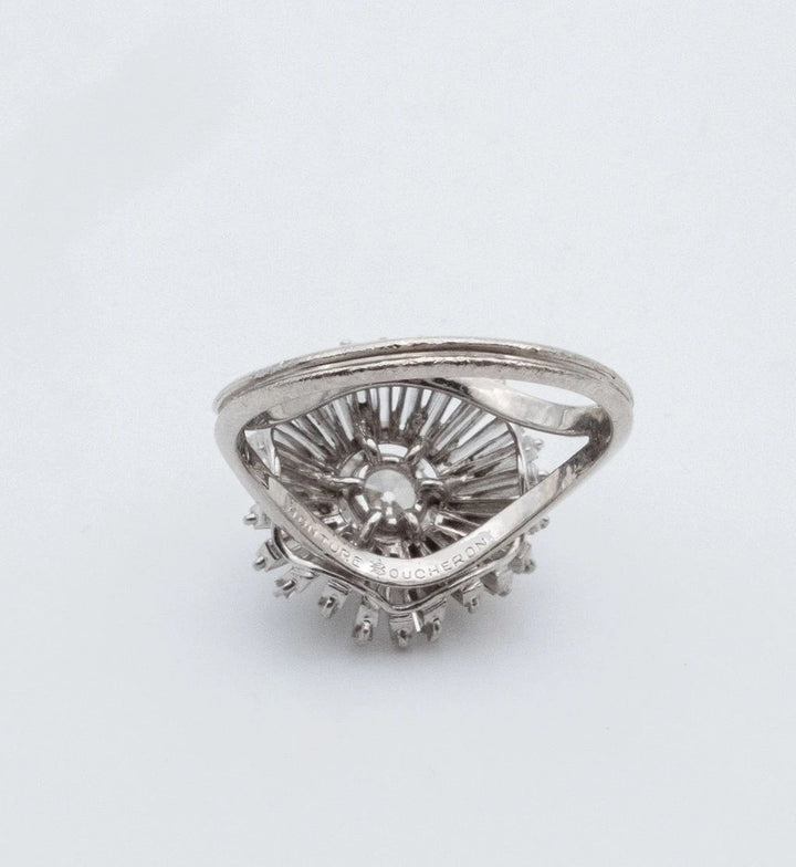 Boucheron Bague Platine et Diamant
