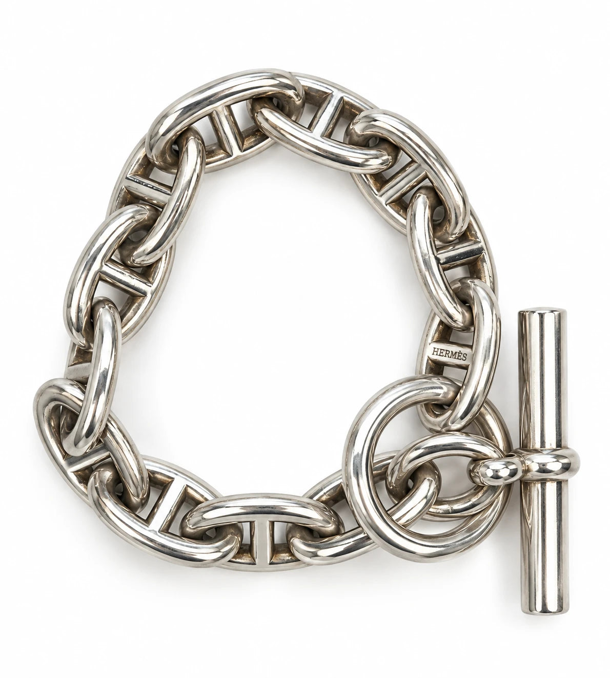 Hermès Bracelet Chaine d'ancre argent