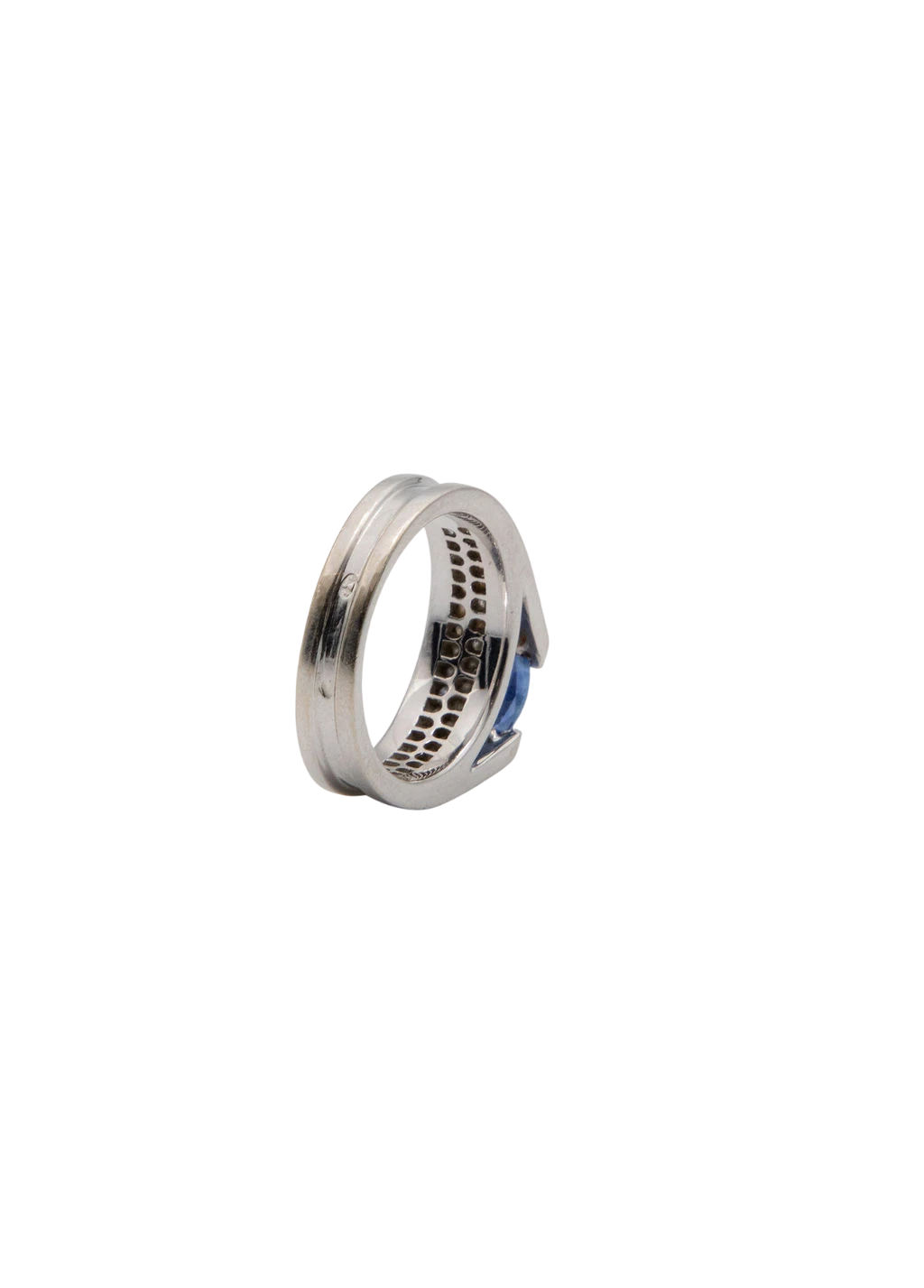Bague or et Saphir
