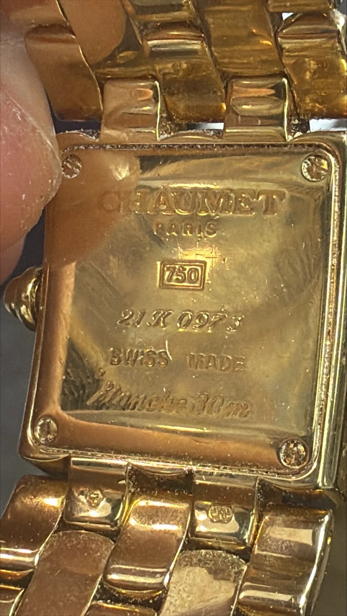 Montre Chaumet Khésis diamants