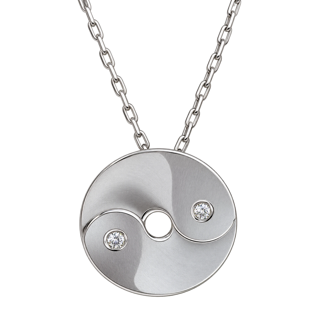 Dinh Van Collier Double Sens en or et diamants