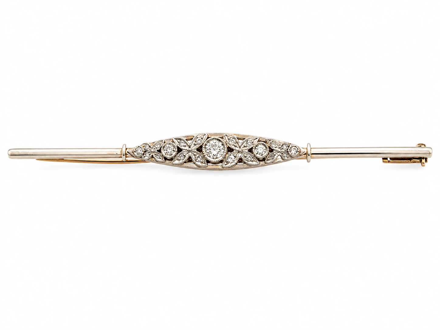 Broche or et Diamant