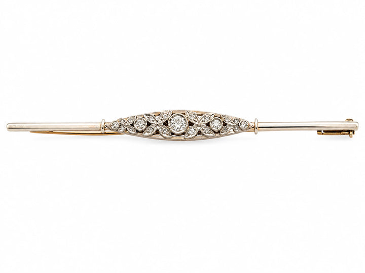Broche or et Diamant