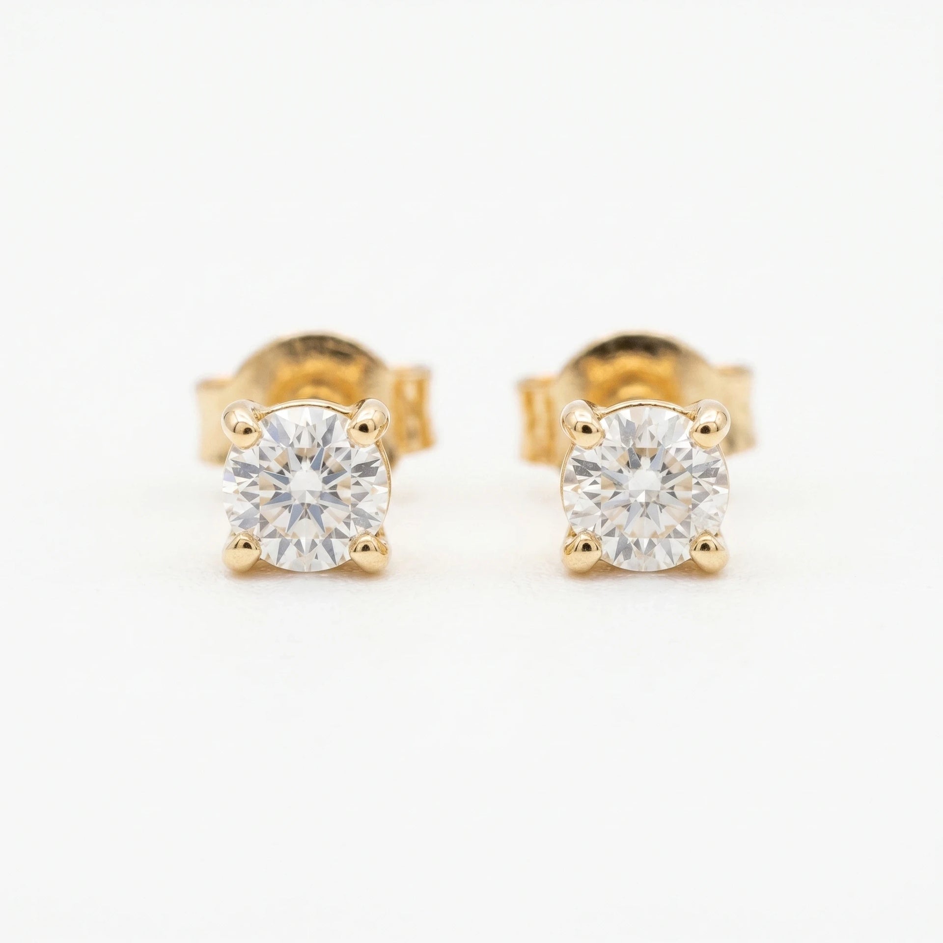 Boucles d'oreilles Or jaune et Diamant